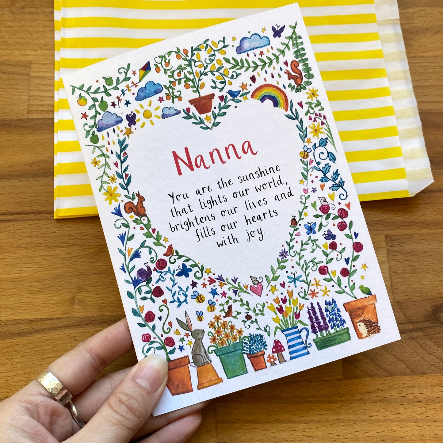 Illustrated Garden Sunshine Mother's Day Card