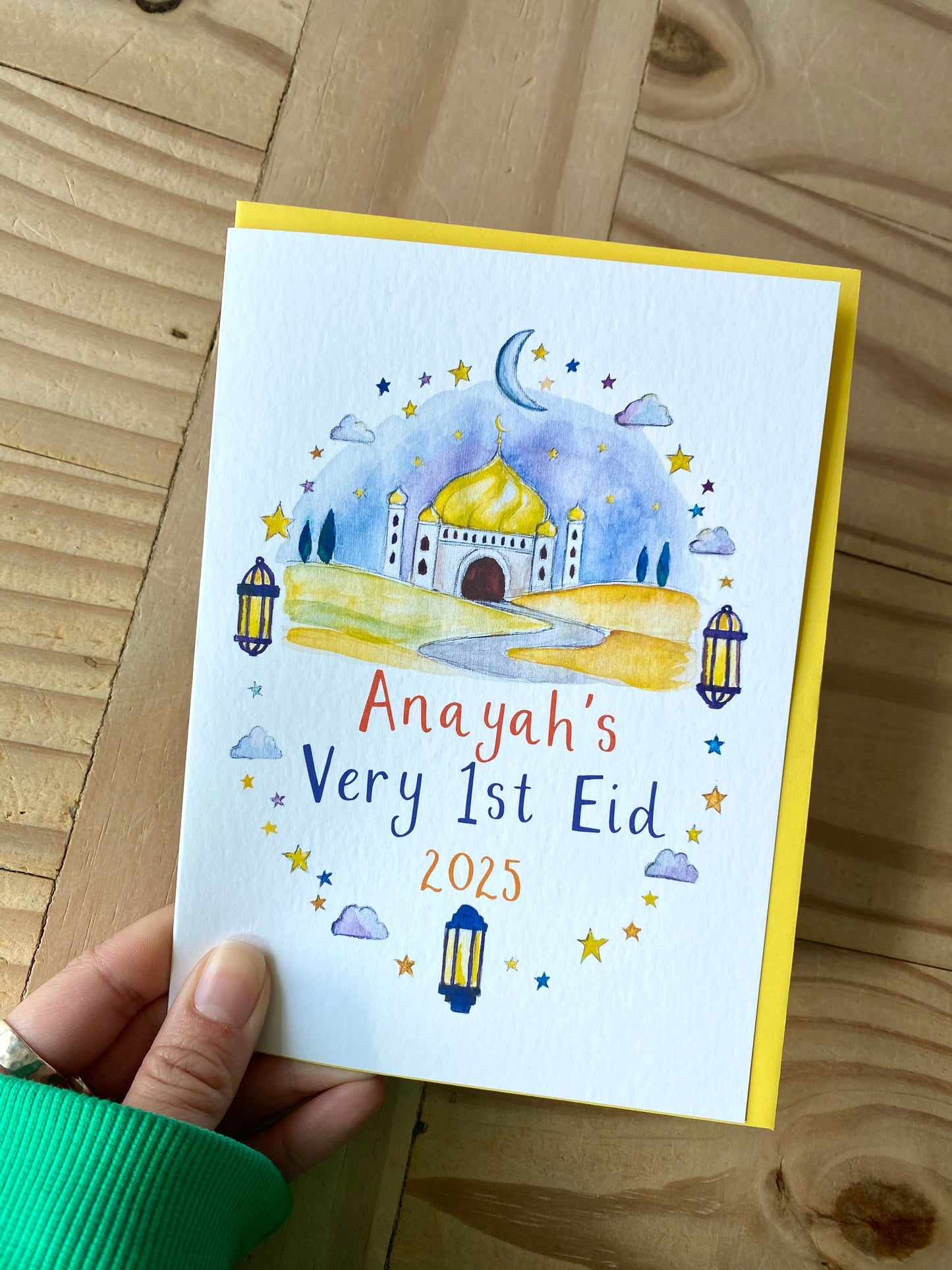 'Very First Eid' Personalised Card