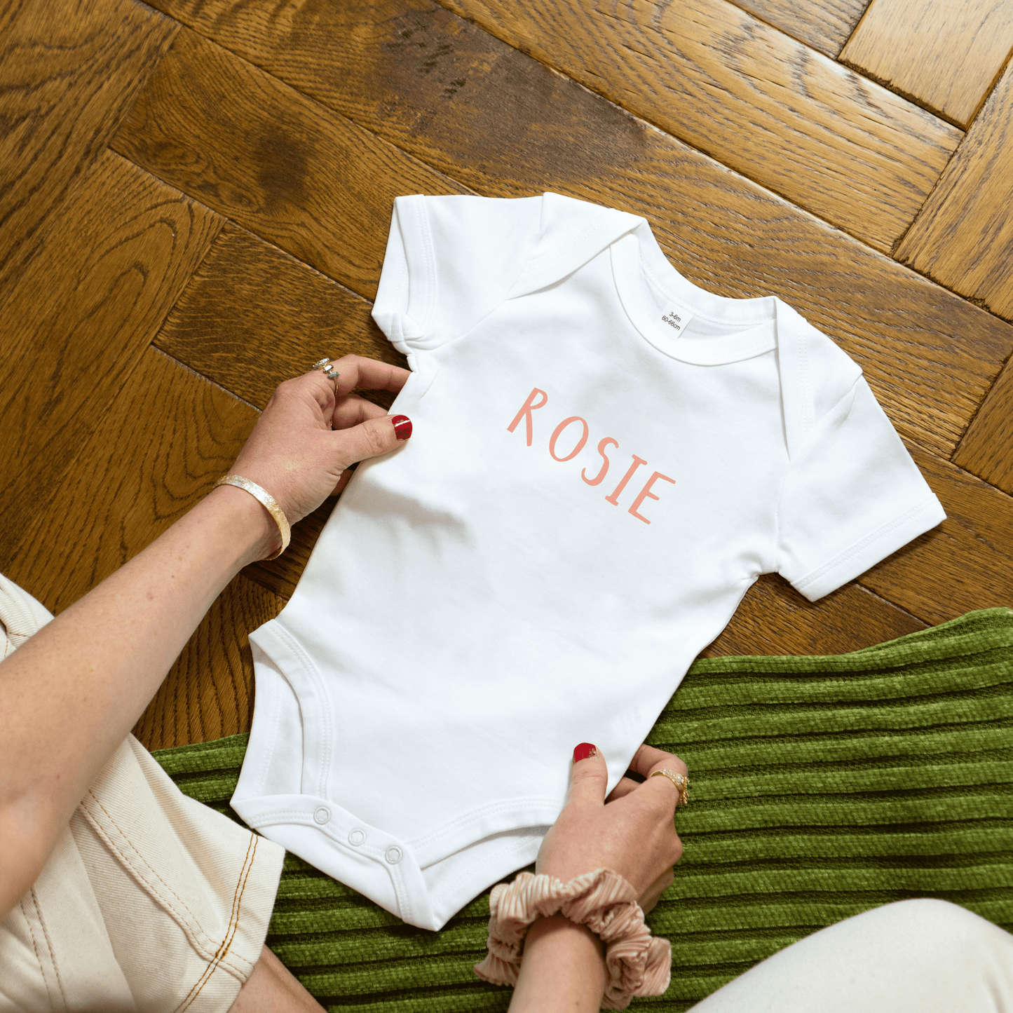 Personalised Name or Text Babygrow