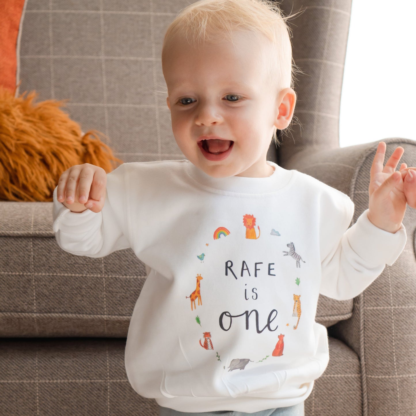 Personalised Name 'Is Age' Sweatshirt