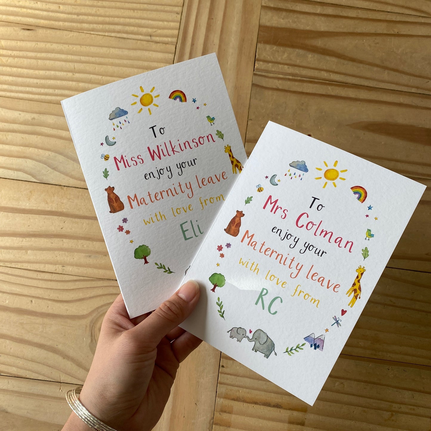 Personalised Happy Maternity Leave Card