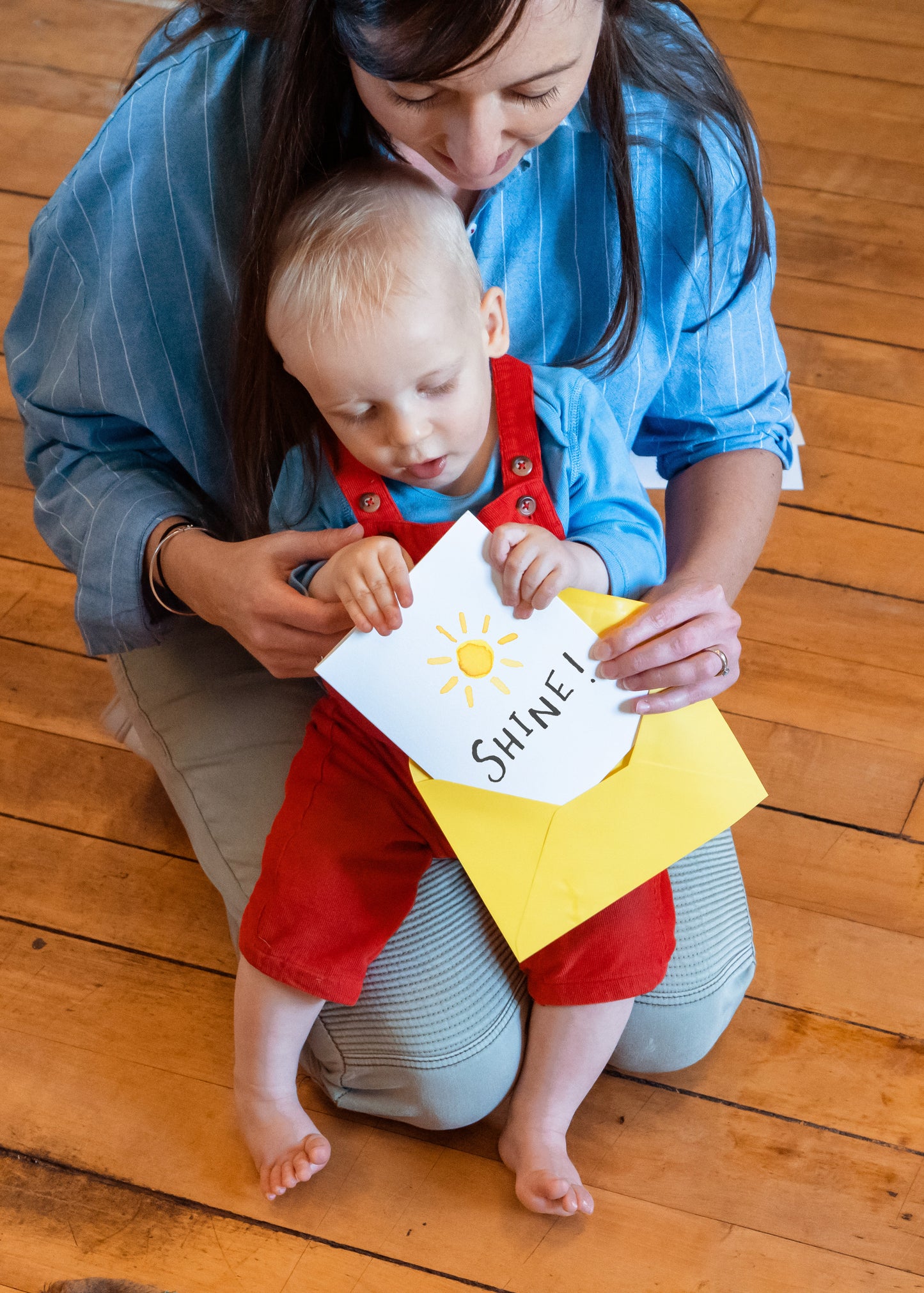 'Shine' Childrens Birthday Card - Ruby and Rafe