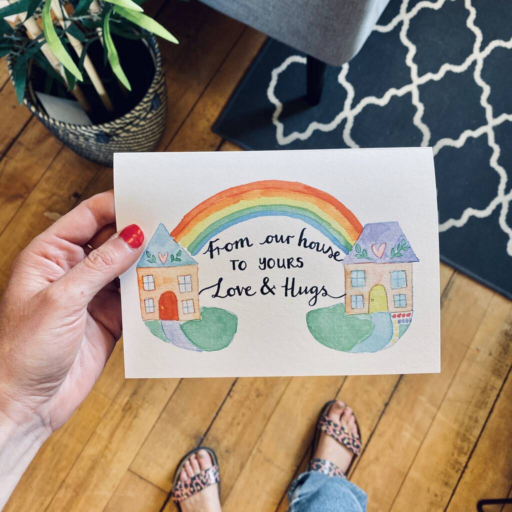 From Our House To Yours Thinking Of You Card - Ruby and Rafe