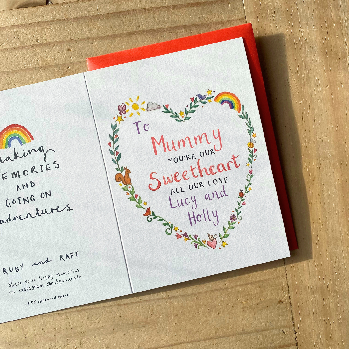 Personalised Mummy, Nan, Auntie Sweetheart Valentine Card