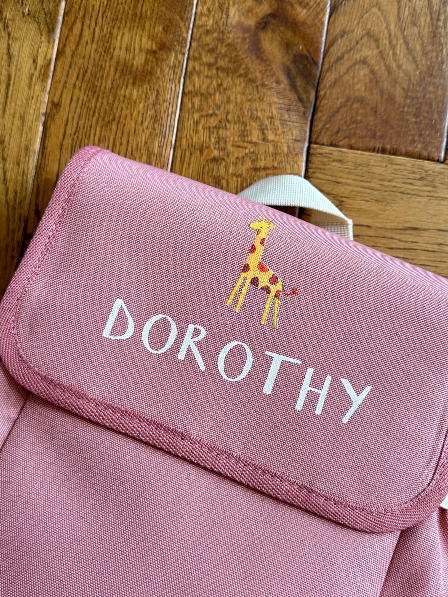 Children's Personalised Name and Animal Snack Bag