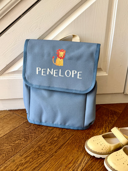 Children's Personalised Name and Animal Snack Bag