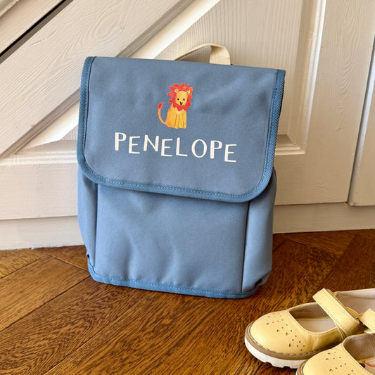 Children's Personalised Name and Animal Snack Bag