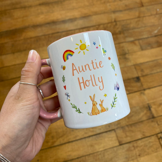 Personalised Auntie, Grandma Verse Mug Mothers Day Birthday Gift