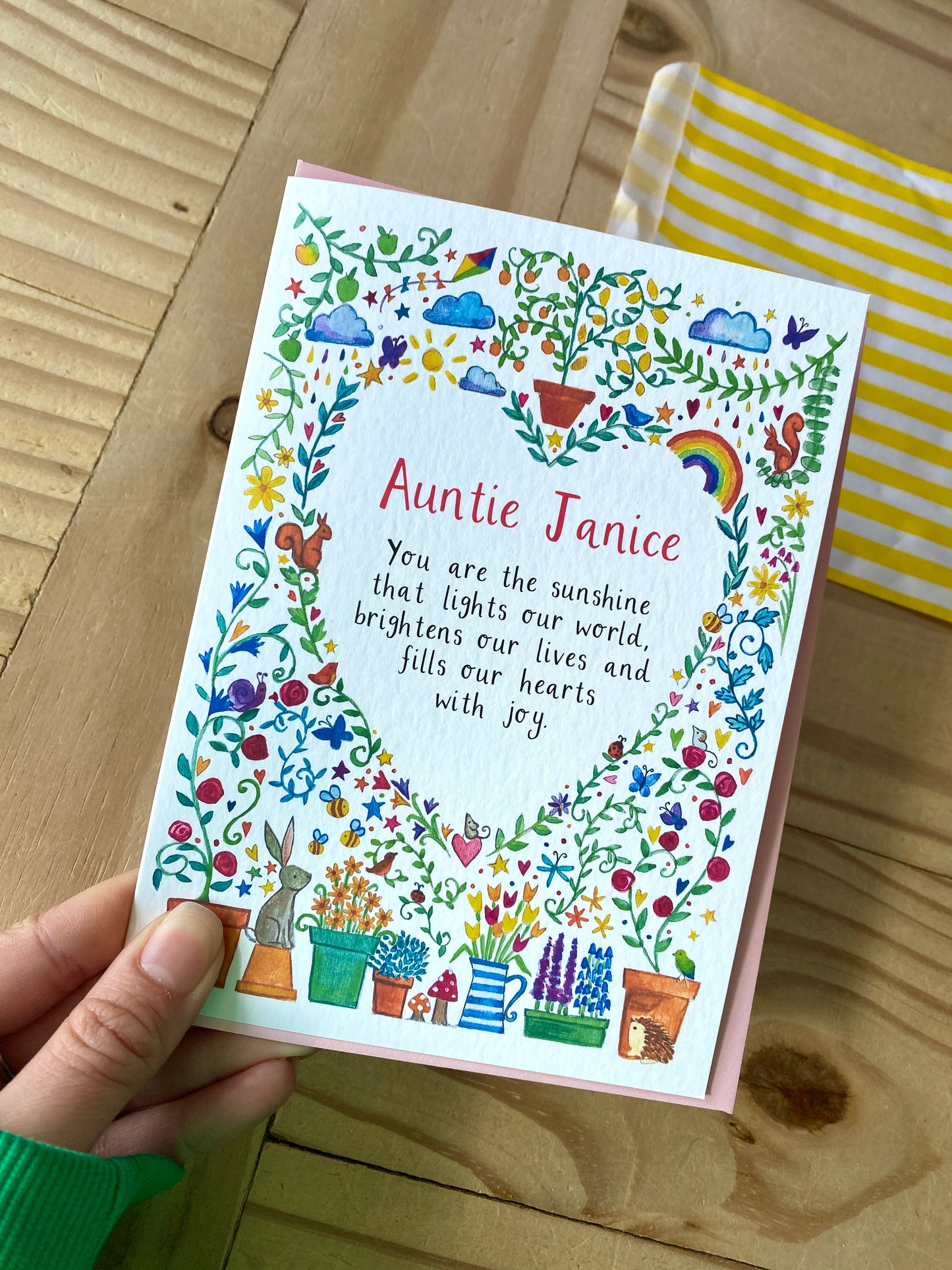 Illustrated Garden Sunshine Mother's Day Card