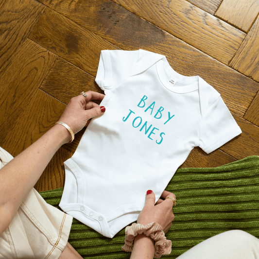 Personalised Name or Text Babygrow