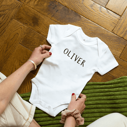 Personalised Name or Text Babygrow