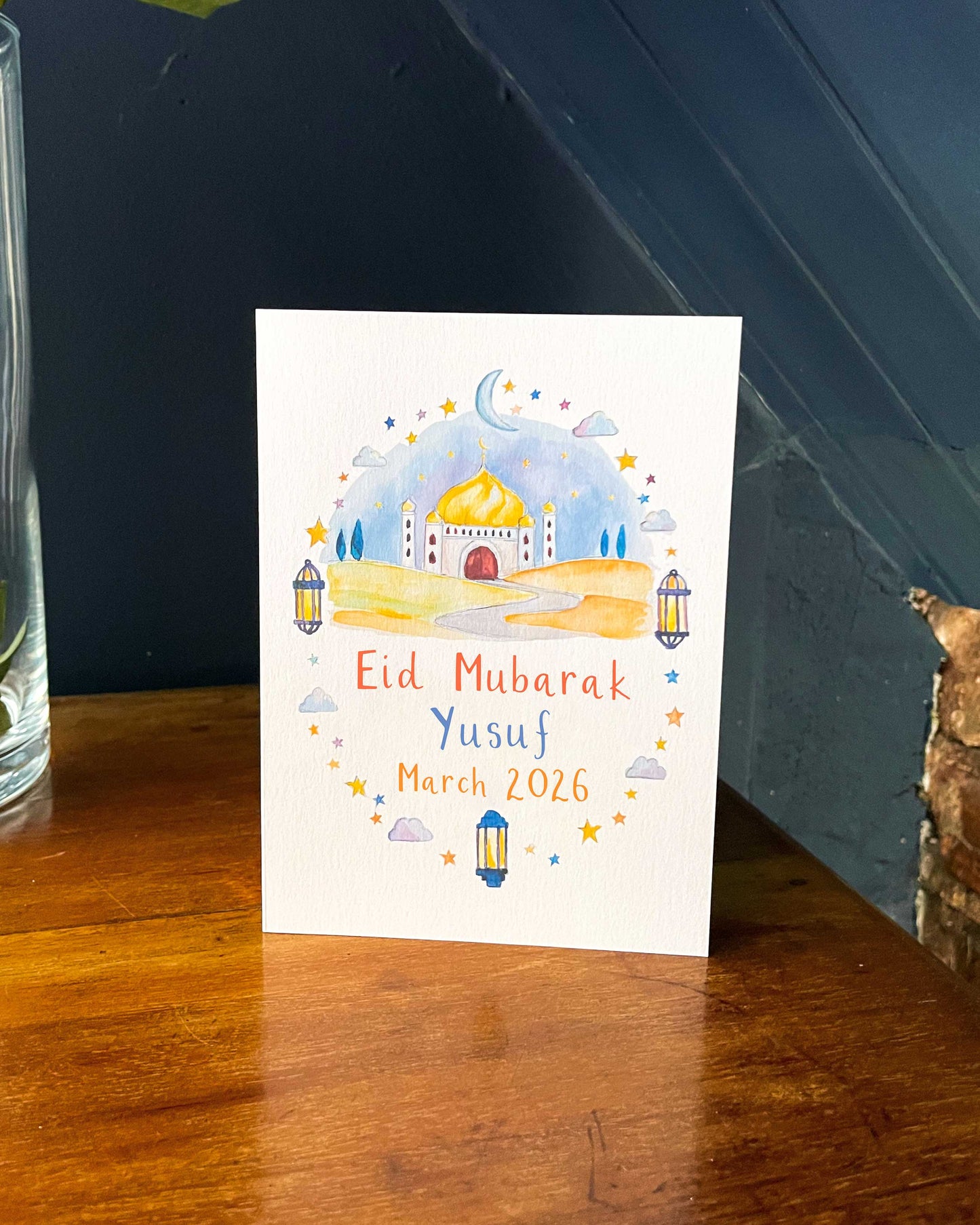 Eid Mubarak Personalised Card