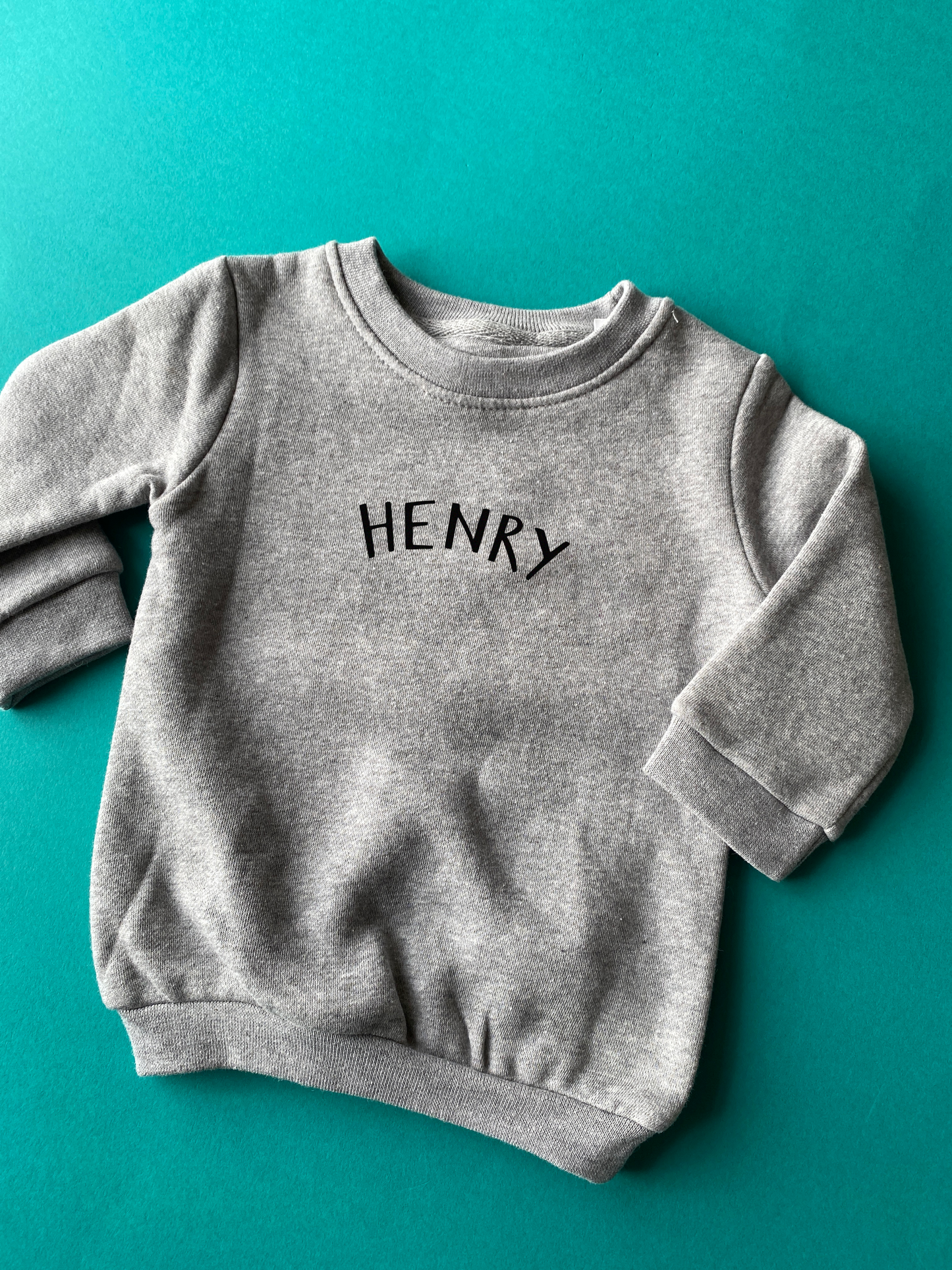 Children's Printed Personalised Name Sweatshirt