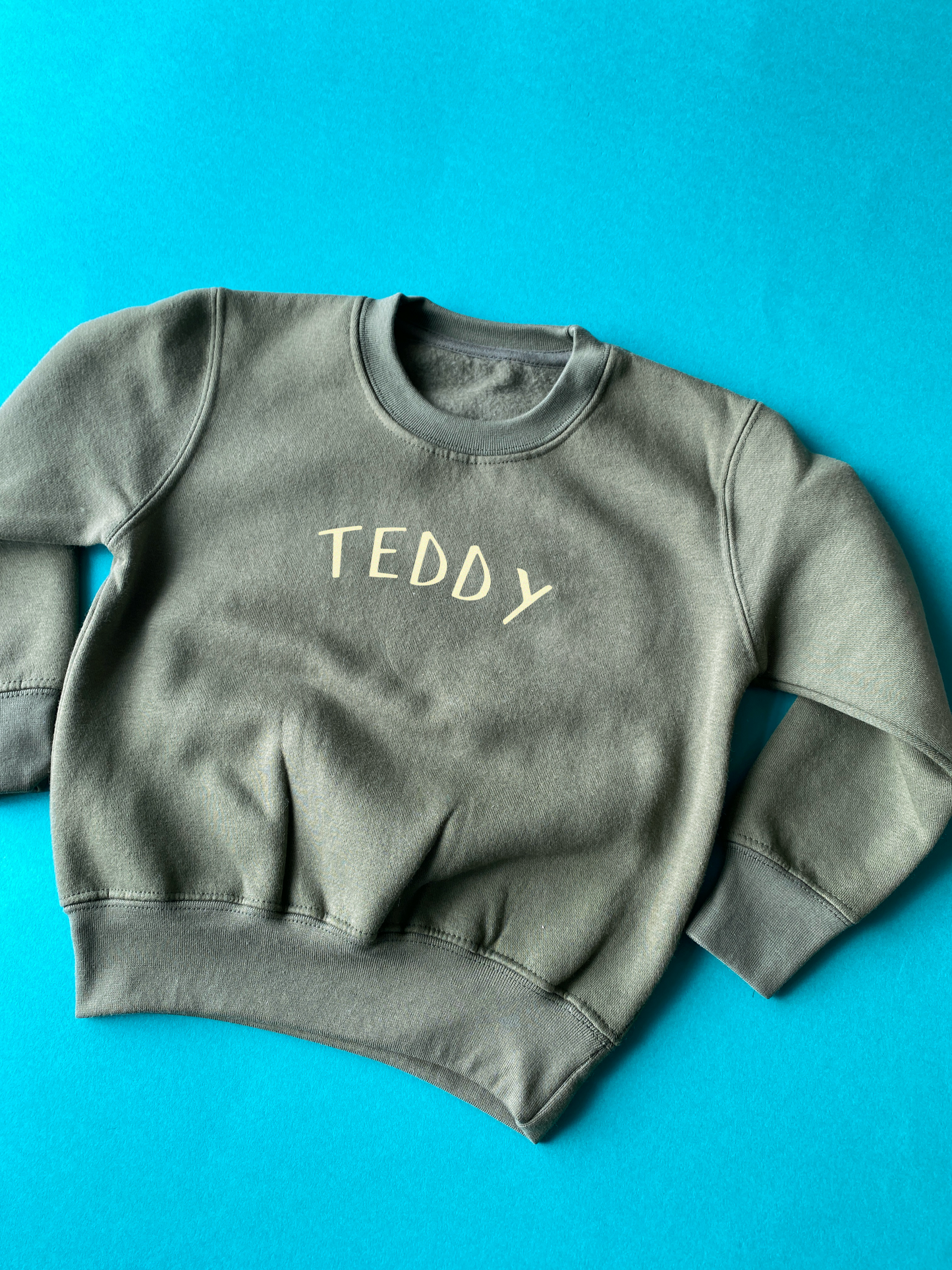 Children's Printed Personalised Name Sweatshirt