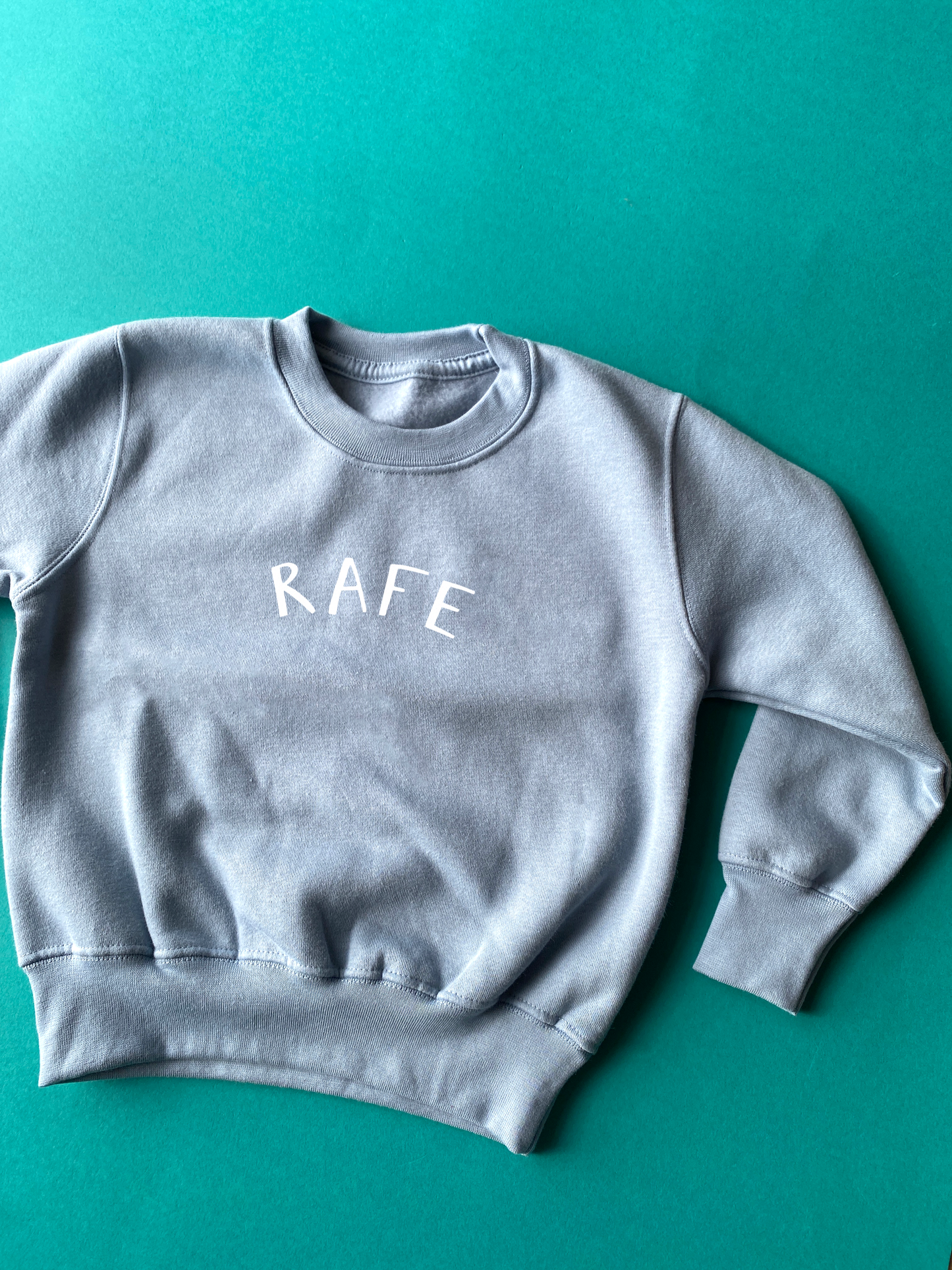 Children's Printed Personalised Name Sweatshirt