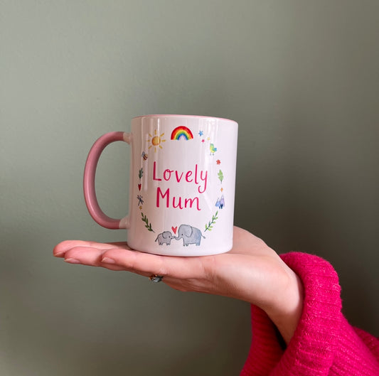 Lovely Mum Mug with Verse - Ruby and Rafe