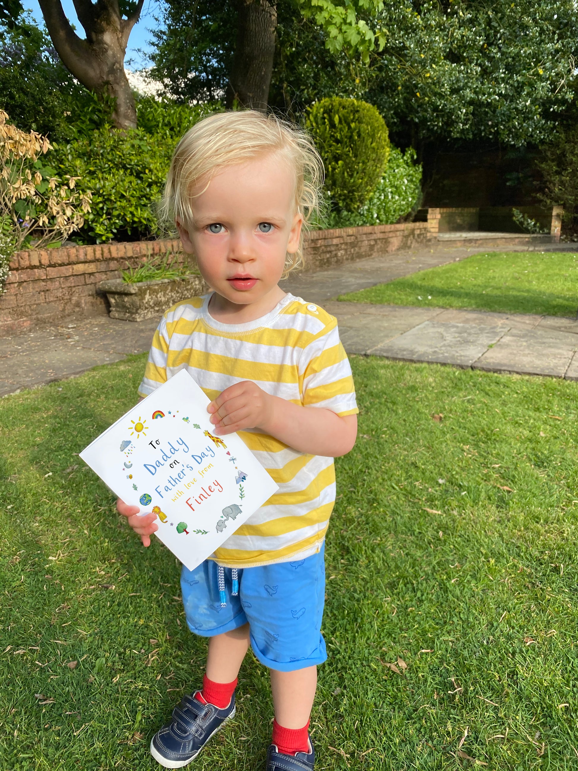 Personalised To Dad Daddy on Fathers Day Card