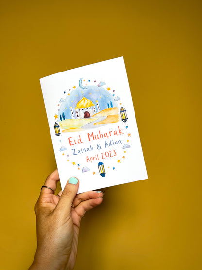 Eid Mubarak Personalised Card