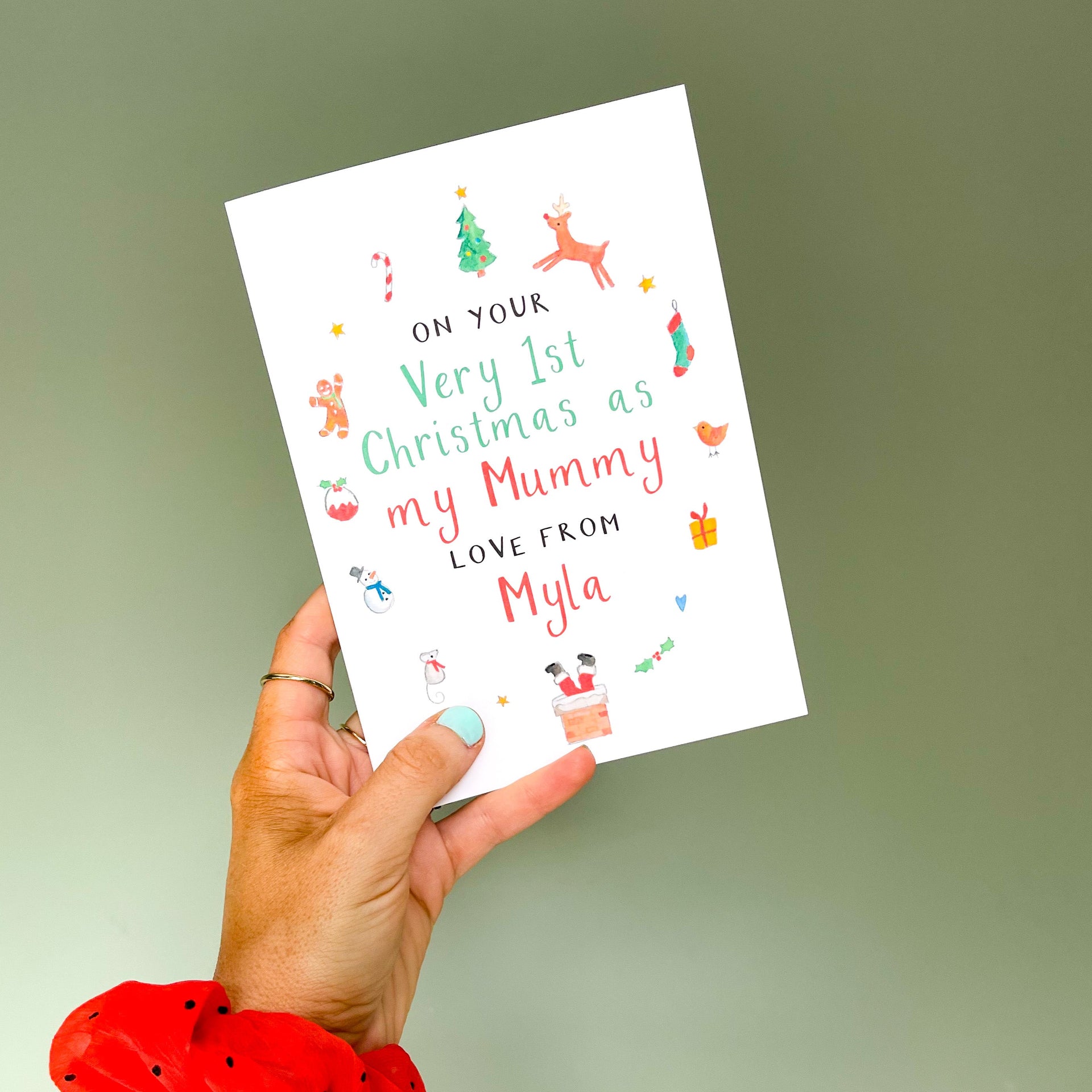 First Christmas As My Mummy Card – Ruby and Rafe