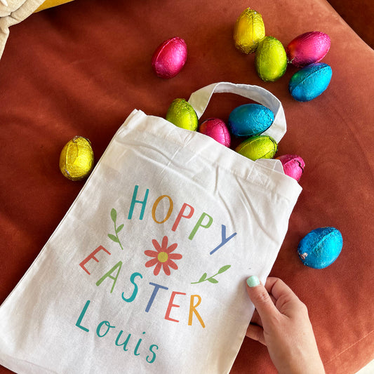 Personalised Hoppy Easter Egg Scavenger Hunt Party Bag - Ruby and Rafe
