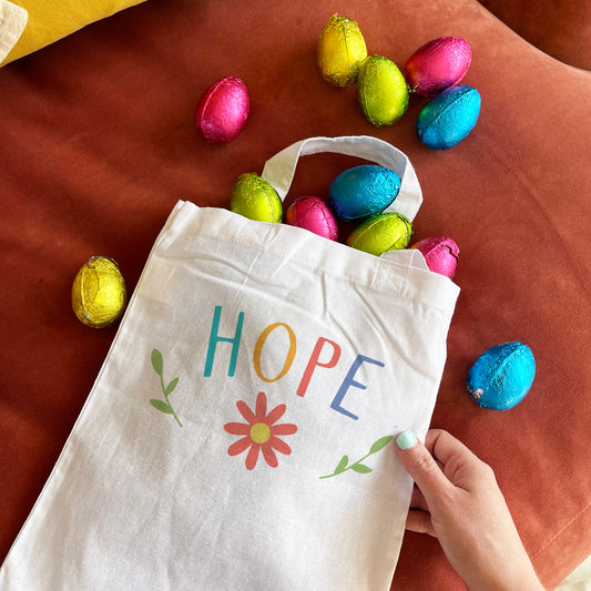 Personalised Name Easter Egg Hunt Party Bag - Ruby and Rafe