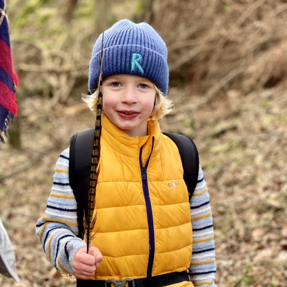 Junior Personalised Embroidered Beanie Hat