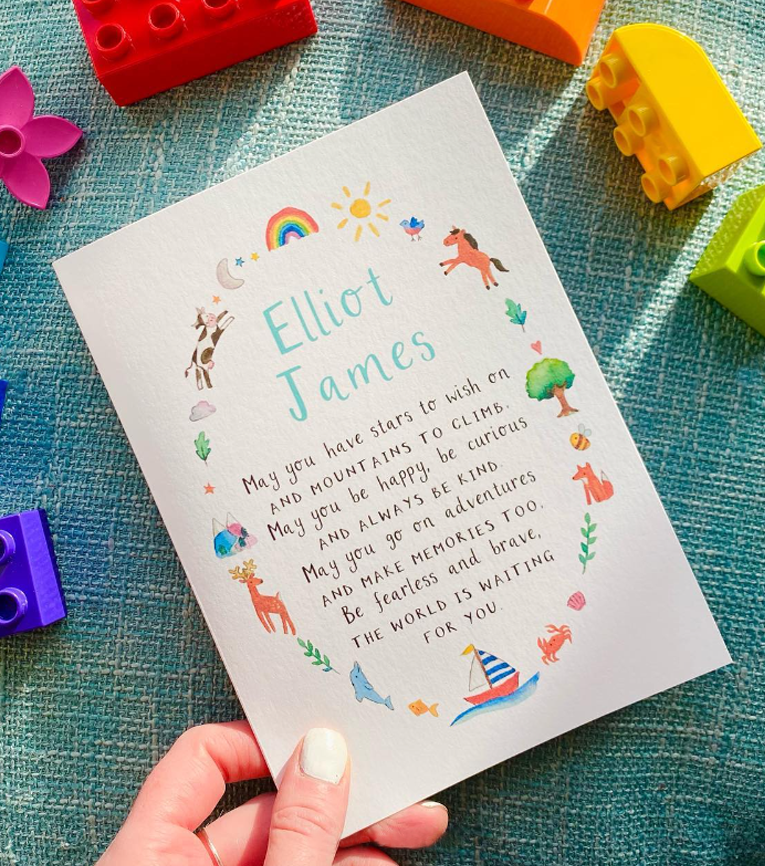 Wish for a Child Baby Card