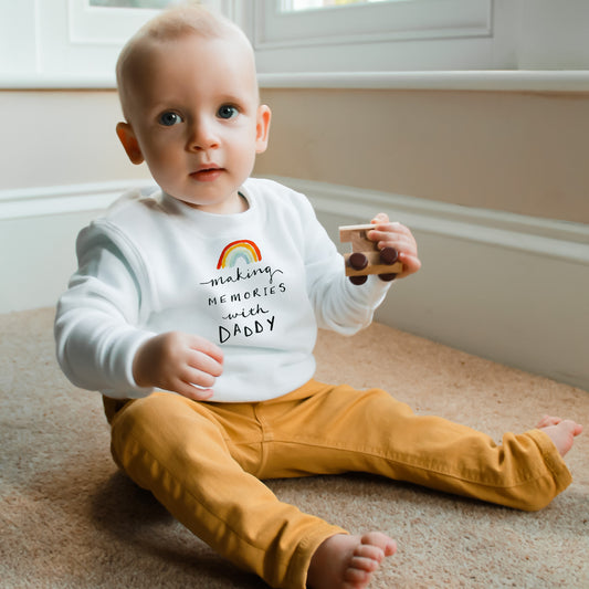 Personalised 'Making Memories' Children's Sweatshirt - Ruby and Rafe