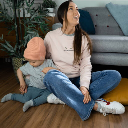 Embroidered Mama Organic Sweatshirt - Ruby and Rafe
