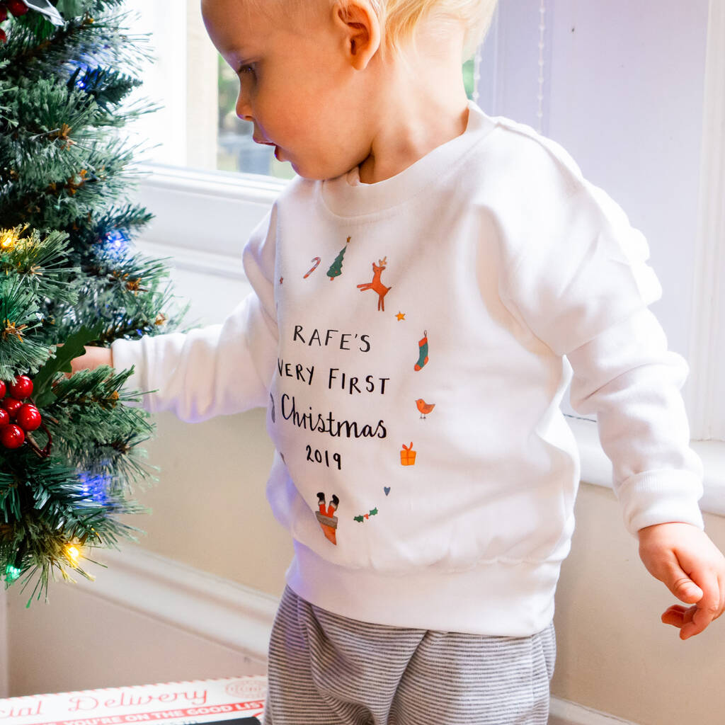 Baby's first sales christmas jumper