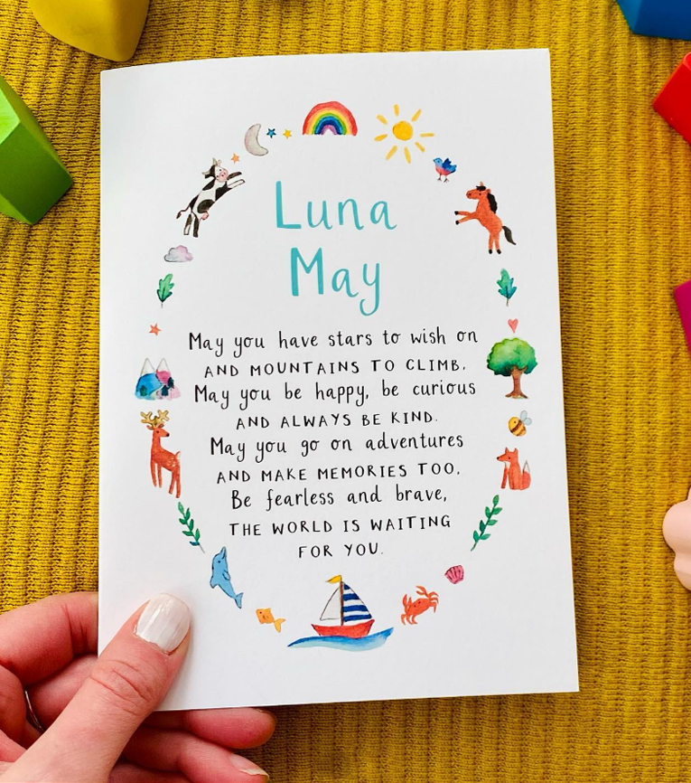 Wish for a Child Baby Card