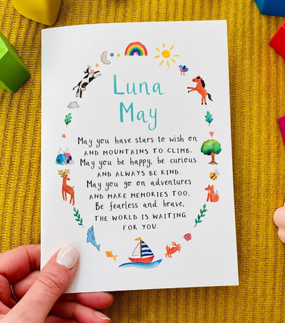 Wish for a Child Baby Card